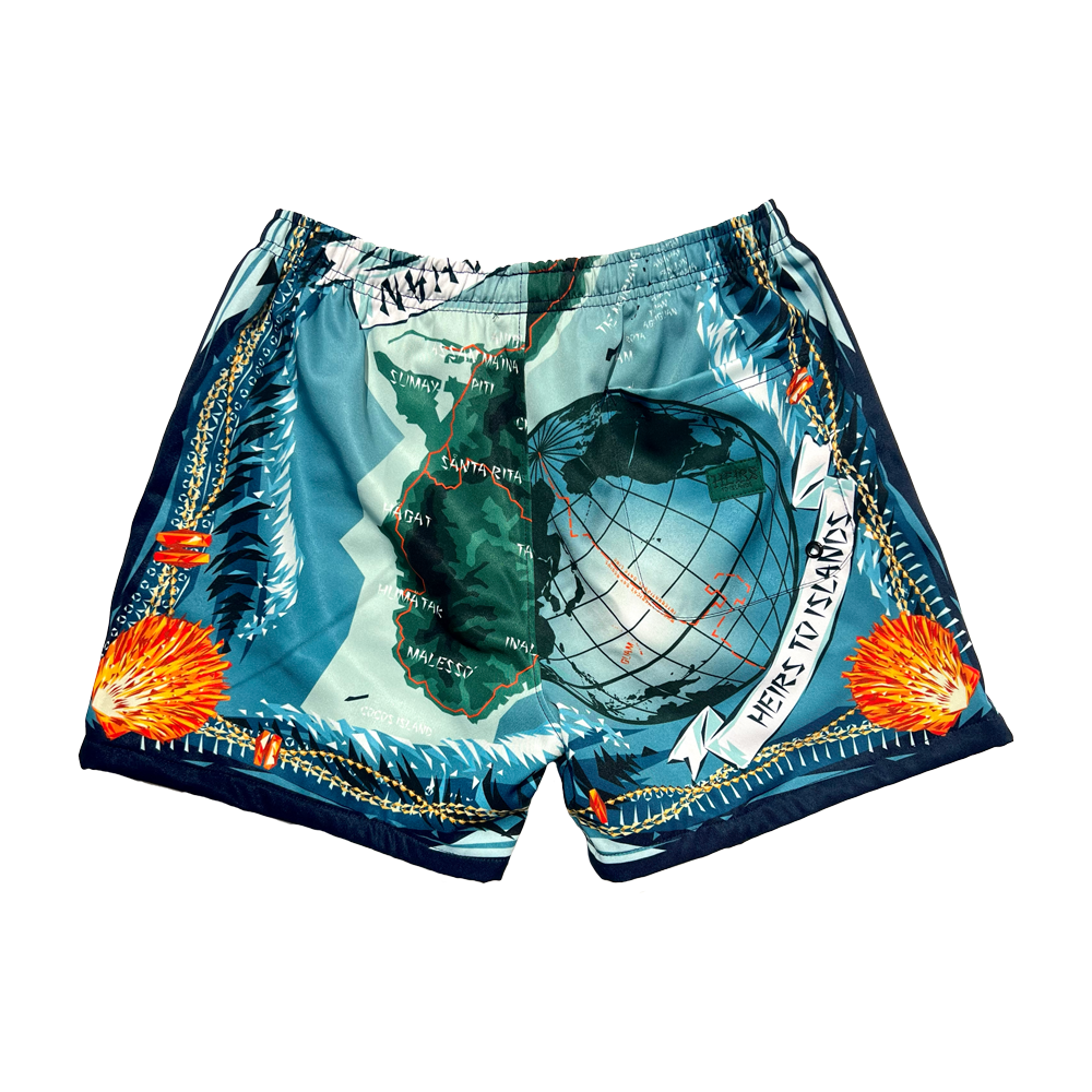 Shorts | Blue Map