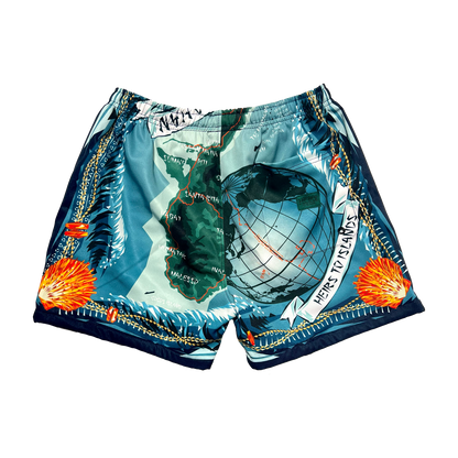 Shorts | Blue Map