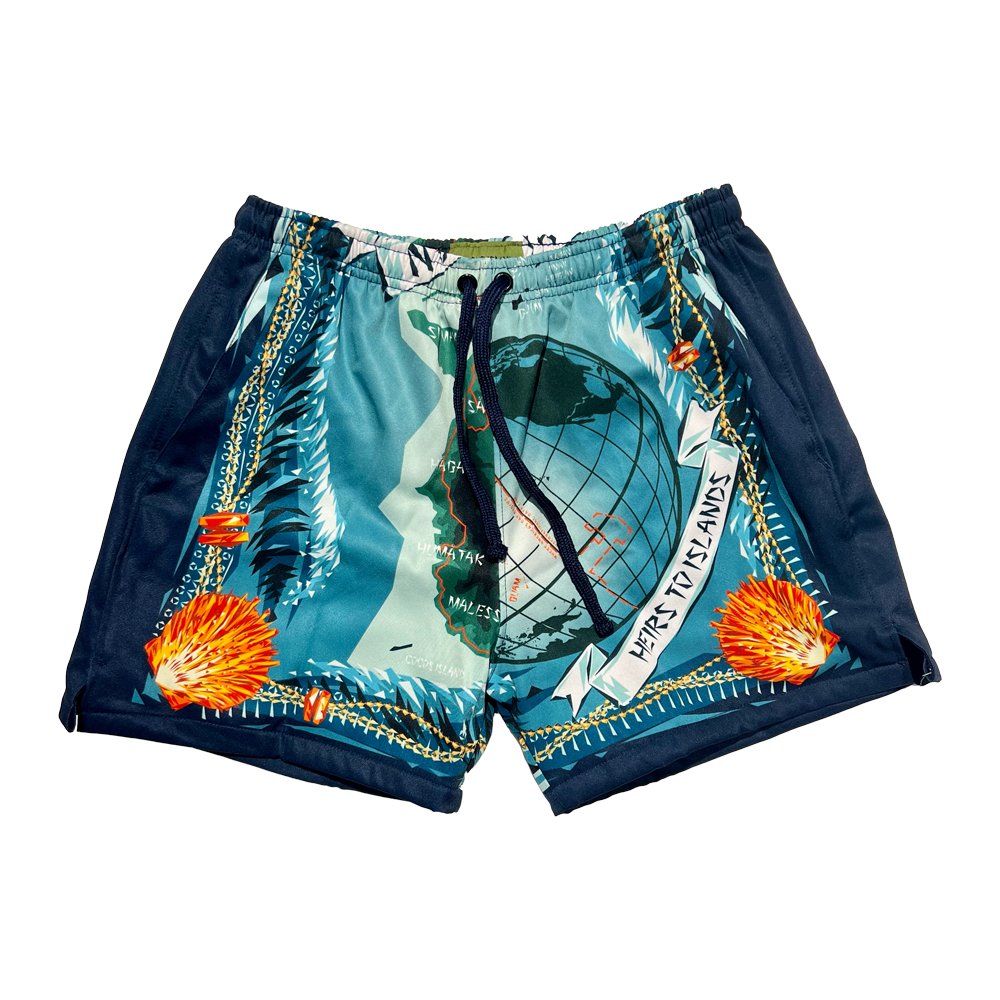 Shorts | Blue Map