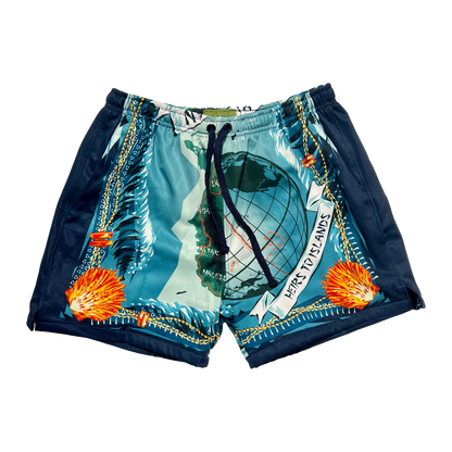 Shorts | Blue Map