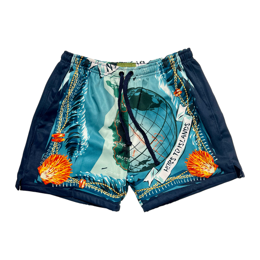 Shorts | Blue Map